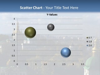 Ukraine Colors Highrises PowerPoint Template