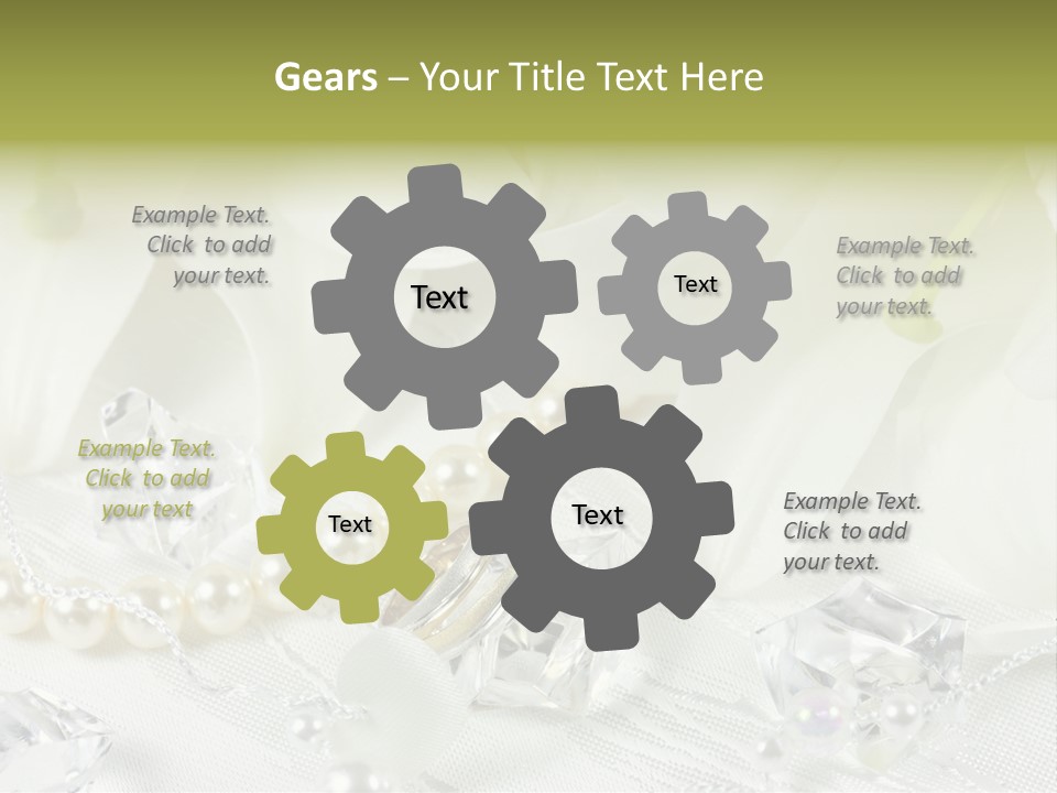 Gold Ring Golden PowerPoint Template