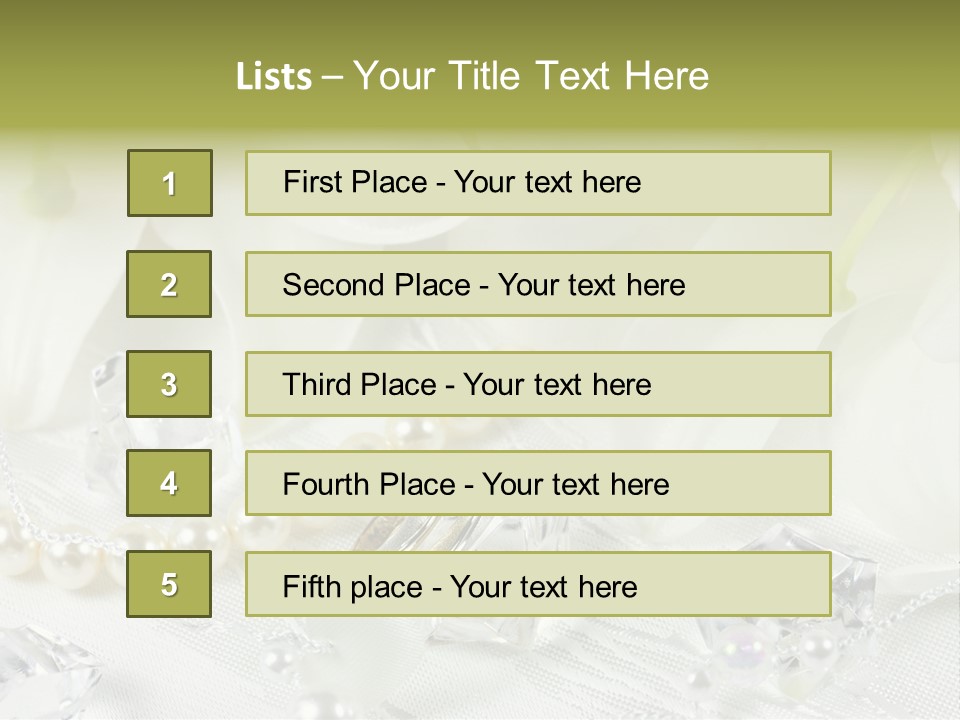 Gold Ring Golden PowerPoint Template
