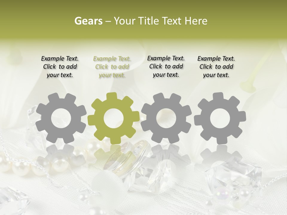 Gold Ring Golden PowerPoint Template