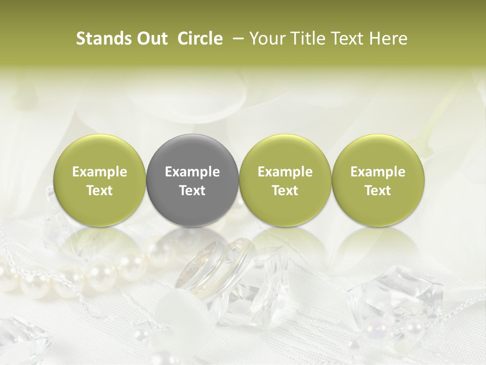 Gold Ring Golden PowerPoint Template