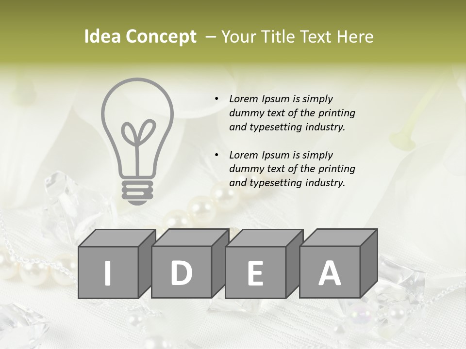 Gold Ring Golden PowerPoint Template