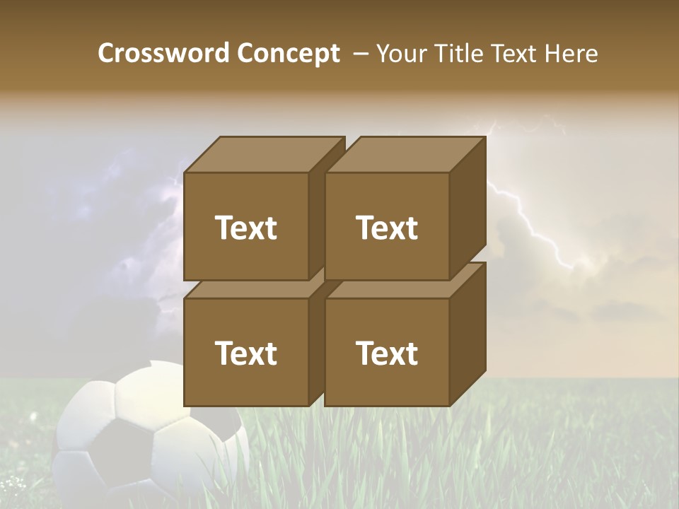 Meadow Power Ball PowerPoint Template