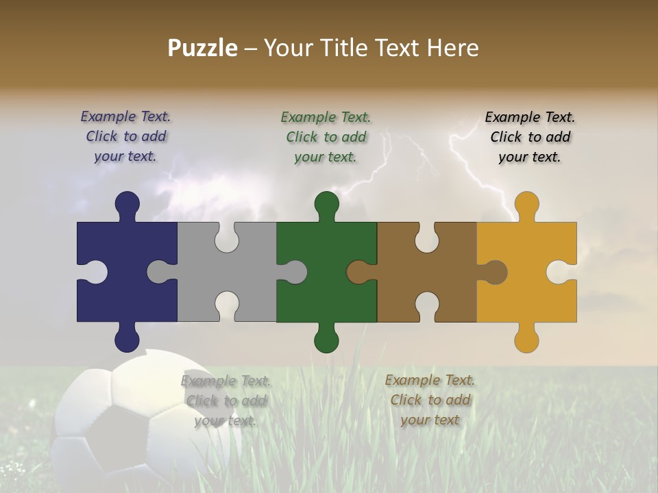 Meadow Power Ball PowerPoint Template