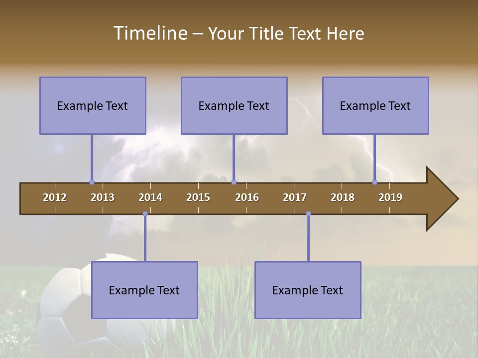 Meadow Power Ball PowerPoint Template