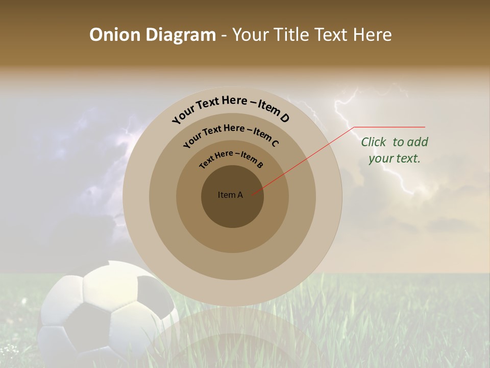 Meadow Power Ball PowerPoint Template