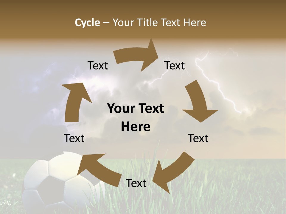 Meadow Power Ball PowerPoint Template