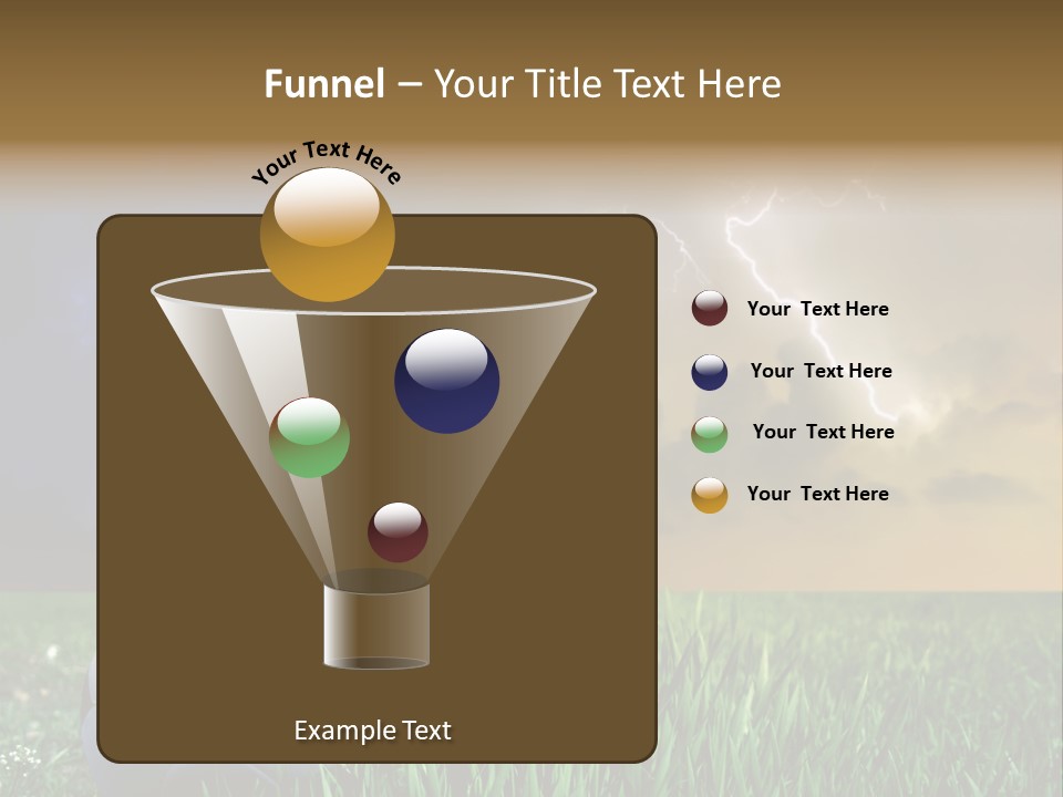 Meadow Power Ball PowerPoint Template