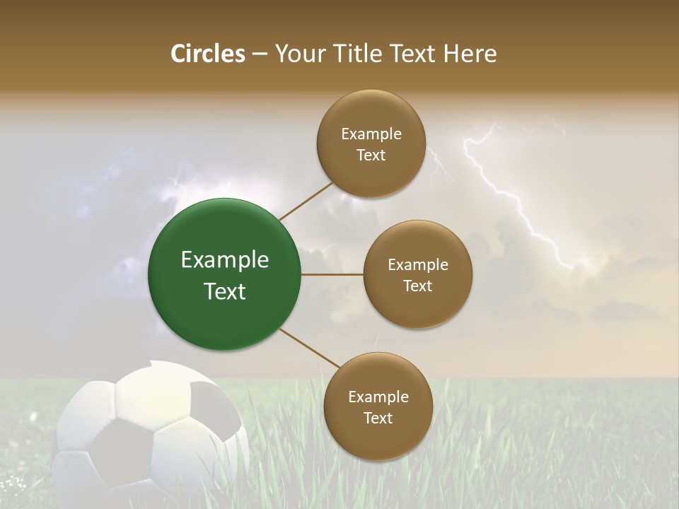 Meadow Power Ball PowerPoint Template