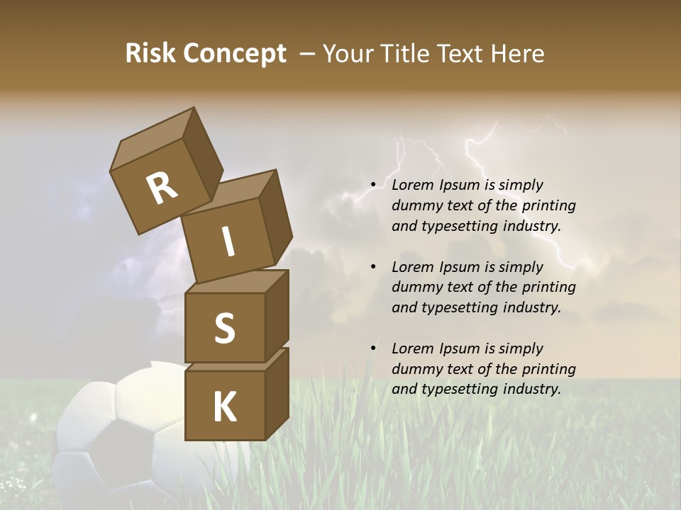 Meadow Power Ball PowerPoint Template