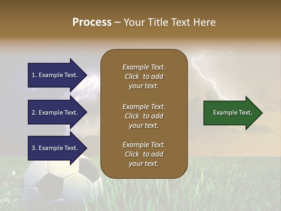 Meadow Power Ball PowerPoint Template