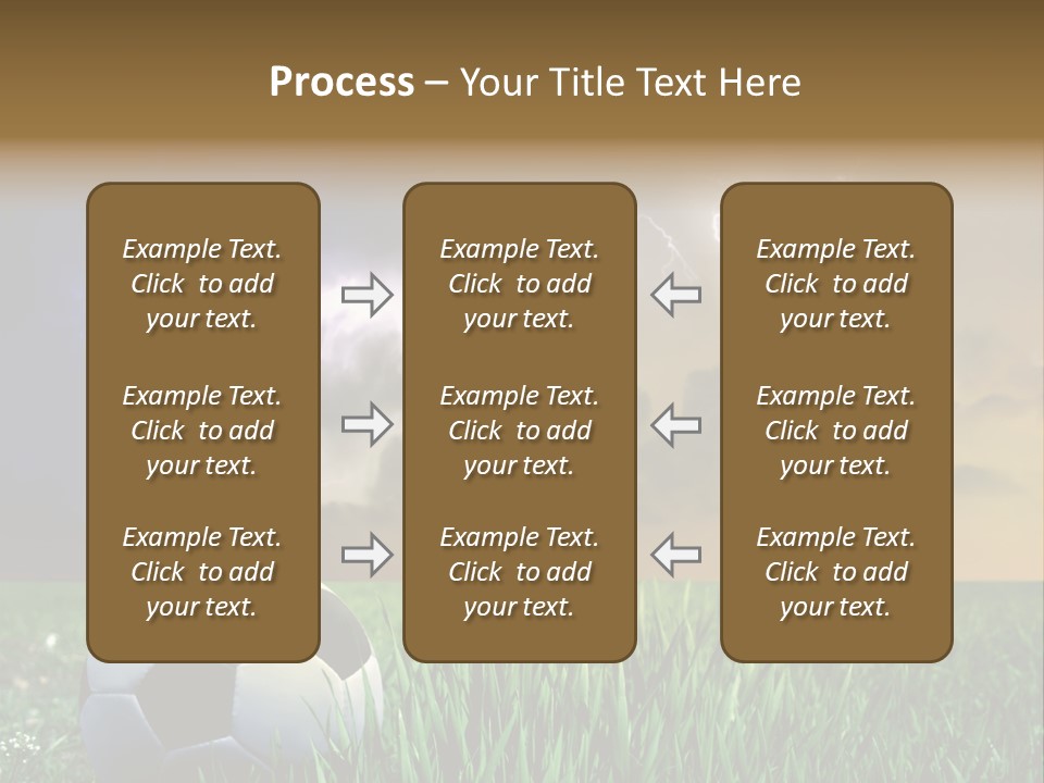 Meadow Power Ball PowerPoint Template