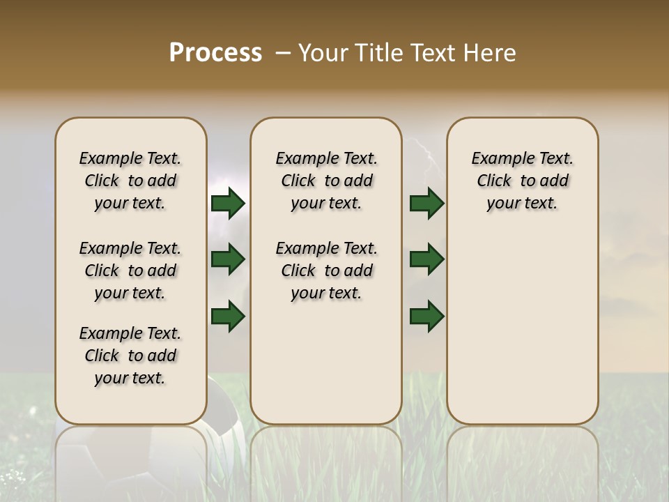 Meadow Power Ball PowerPoint Template