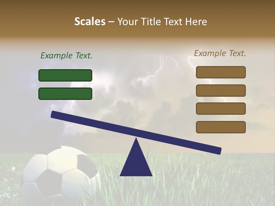 Meadow Power Ball PowerPoint Template
