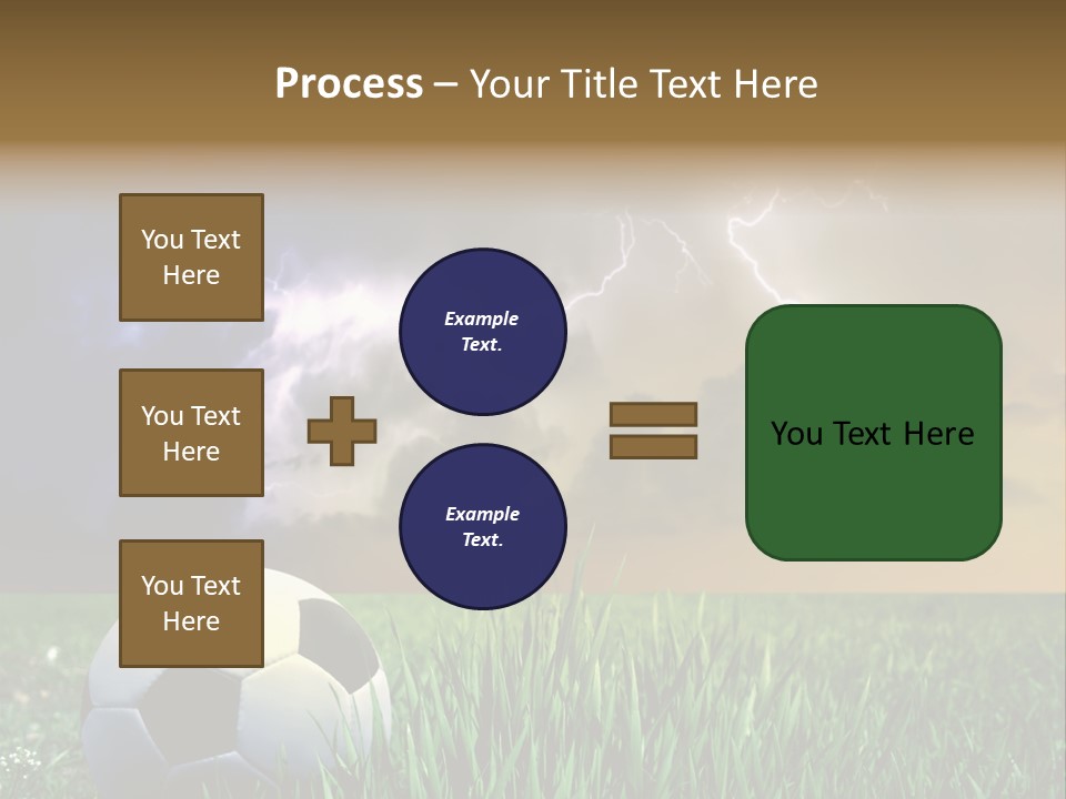 Meadow Power Ball PowerPoint Template