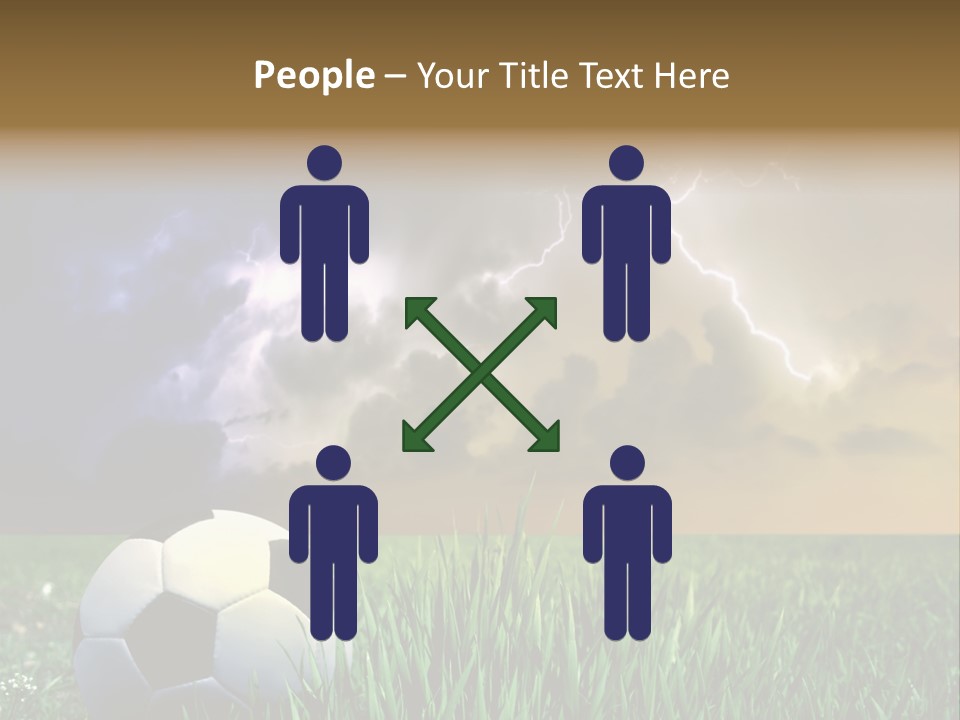 Meadow Power Ball PowerPoint Template