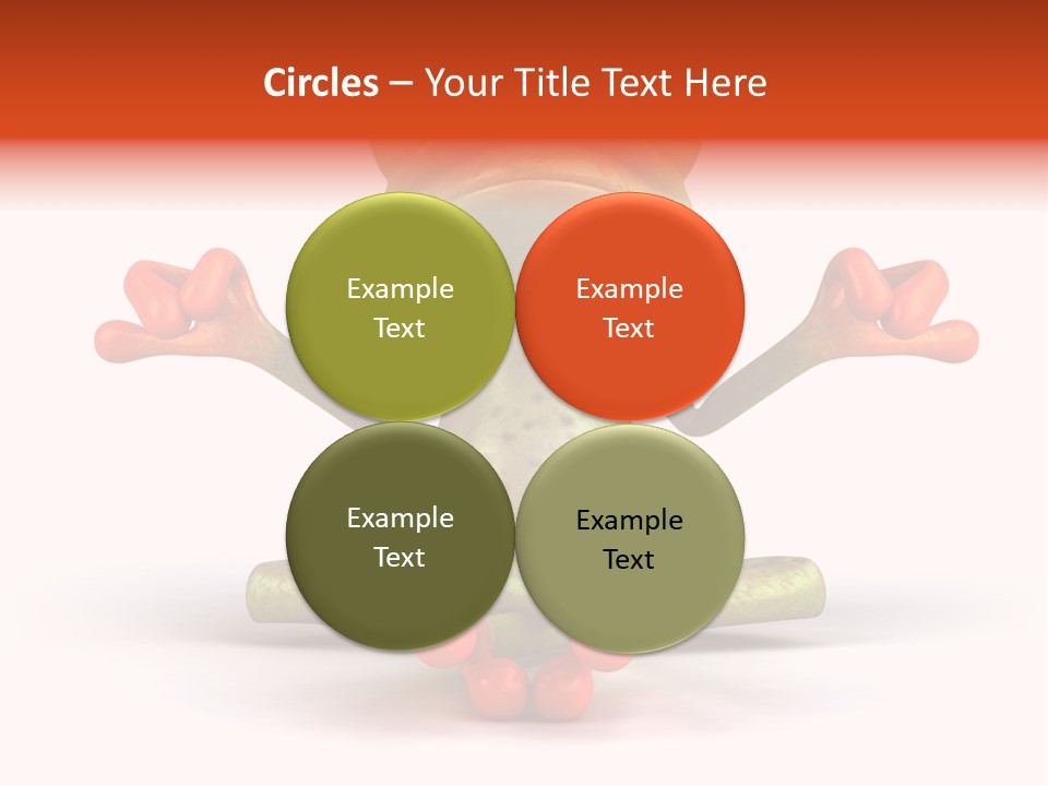 Jump Hop Aqua PowerPoint Template