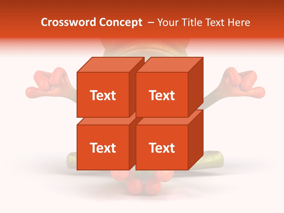 Jump Hop Aqua PowerPoint Template