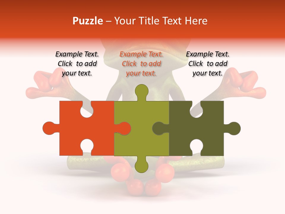 Jump Hop Aqua PowerPoint Template