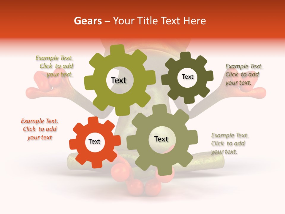 Jump Hop Aqua PowerPoint Template