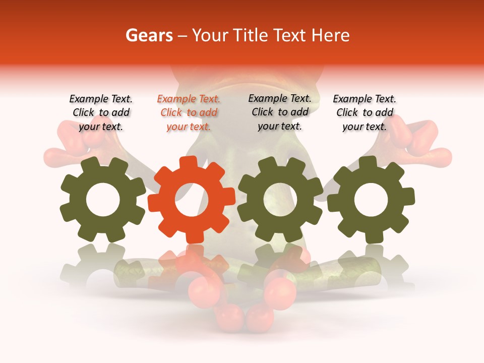 Jump Hop Aqua PowerPoint Template