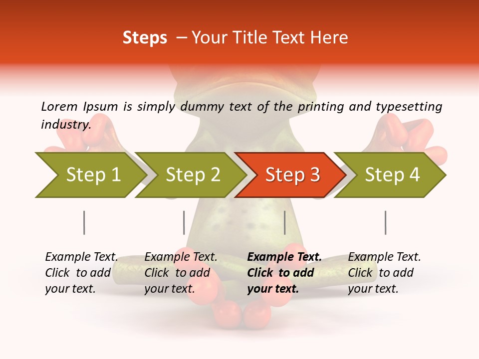 Jump Hop Aqua PowerPoint Template