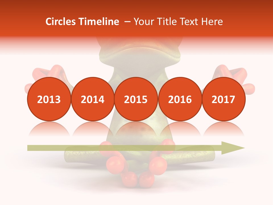 Jump Hop Aqua PowerPoint Template