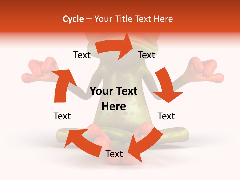 Jump Hop Aqua PowerPoint Template