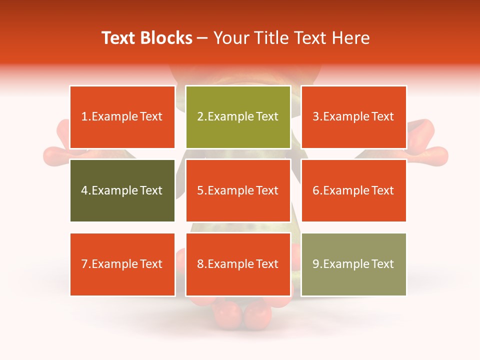 Jump Hop Aqua PowerPoint Template