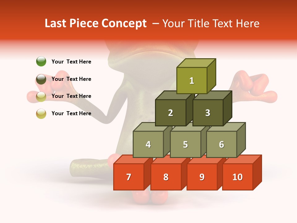 Jump Hop Aqua PowerPoint Template