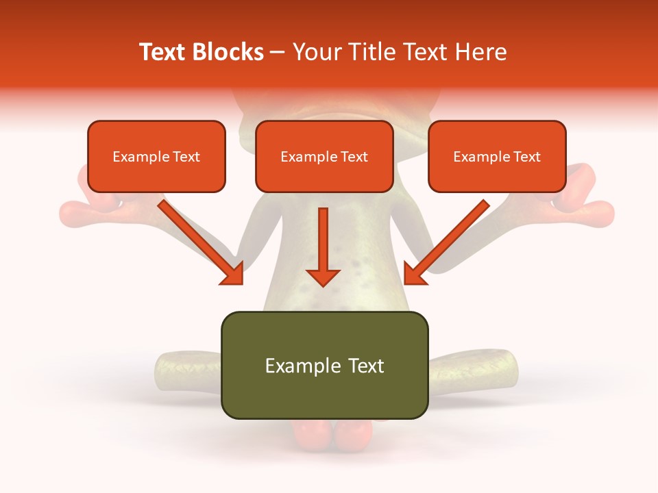 Jump Hop Aqua PowerPoint Template