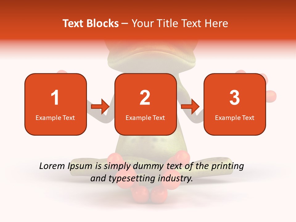 Jump Hop Aqua PowerPoint Template