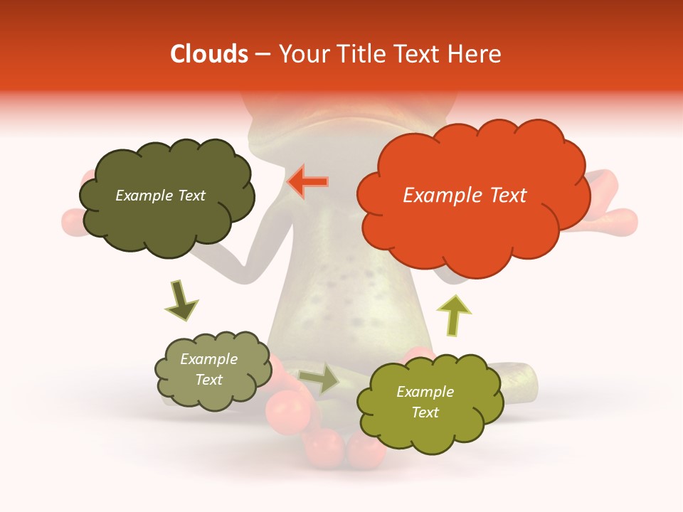 Jump Hop Aqua PowerPoint Template