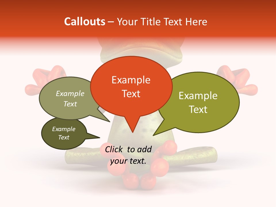 Jump Hop Aqua PowerPoint Template