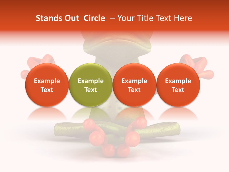 Jump Hop Aqua PowerPoint Template