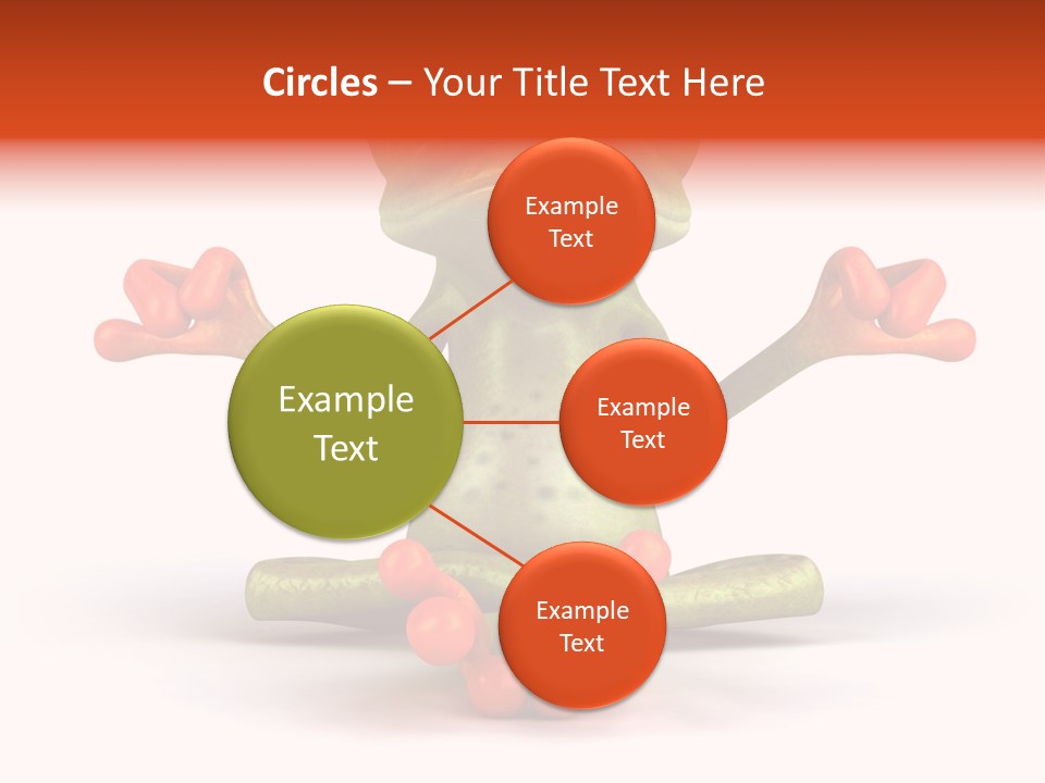 Jump Hop Aqua PowerPoint Template