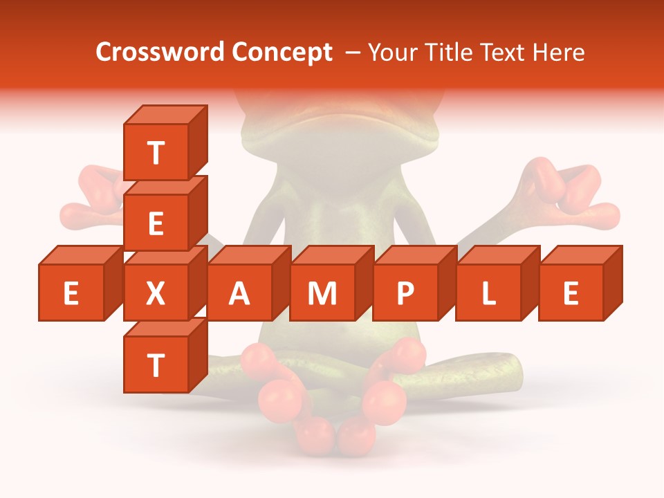 Jump Hop Aqua PowerPoint Template