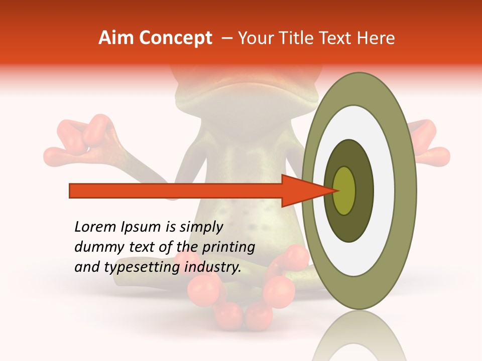 Jump Hop Aqua PowerPoint Template