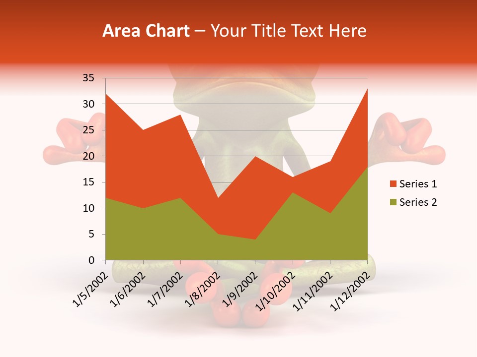 Jump Hop Aqua PowerPoint Template