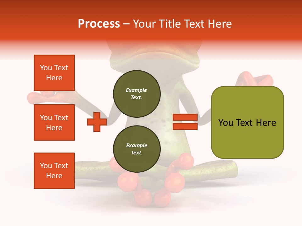 Jump Hop Aqua PowerPoint Template