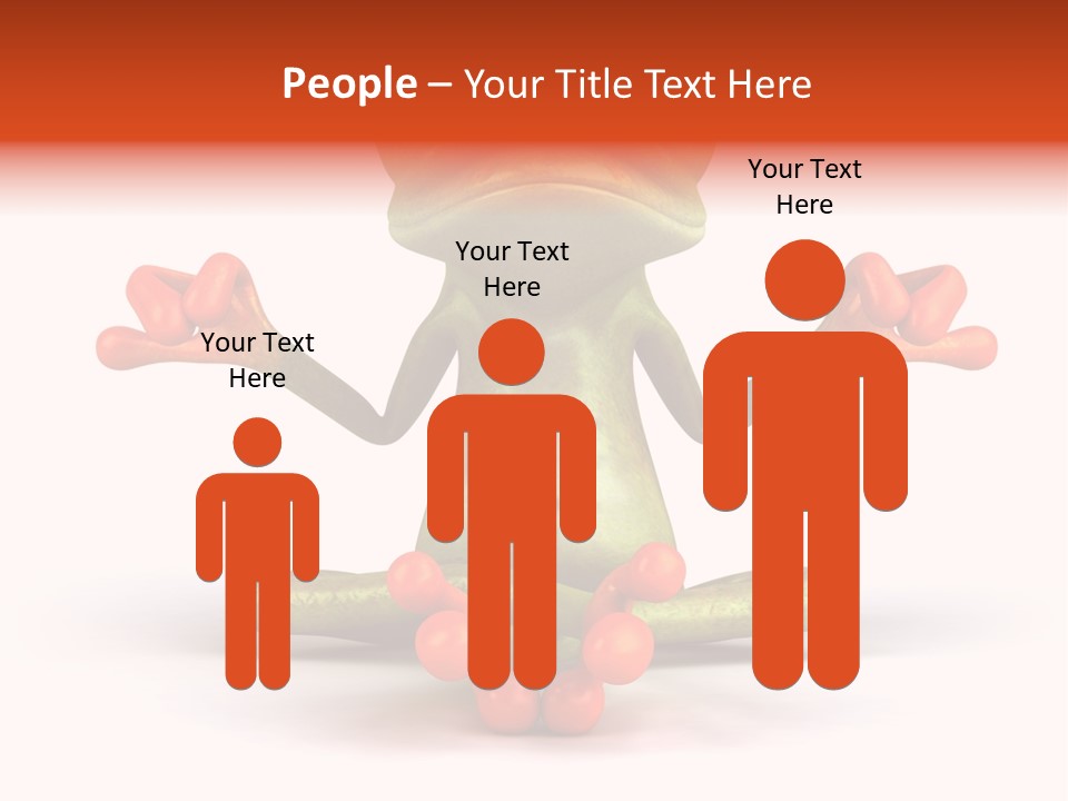 Jump Hop Aqua PowerPoint Template