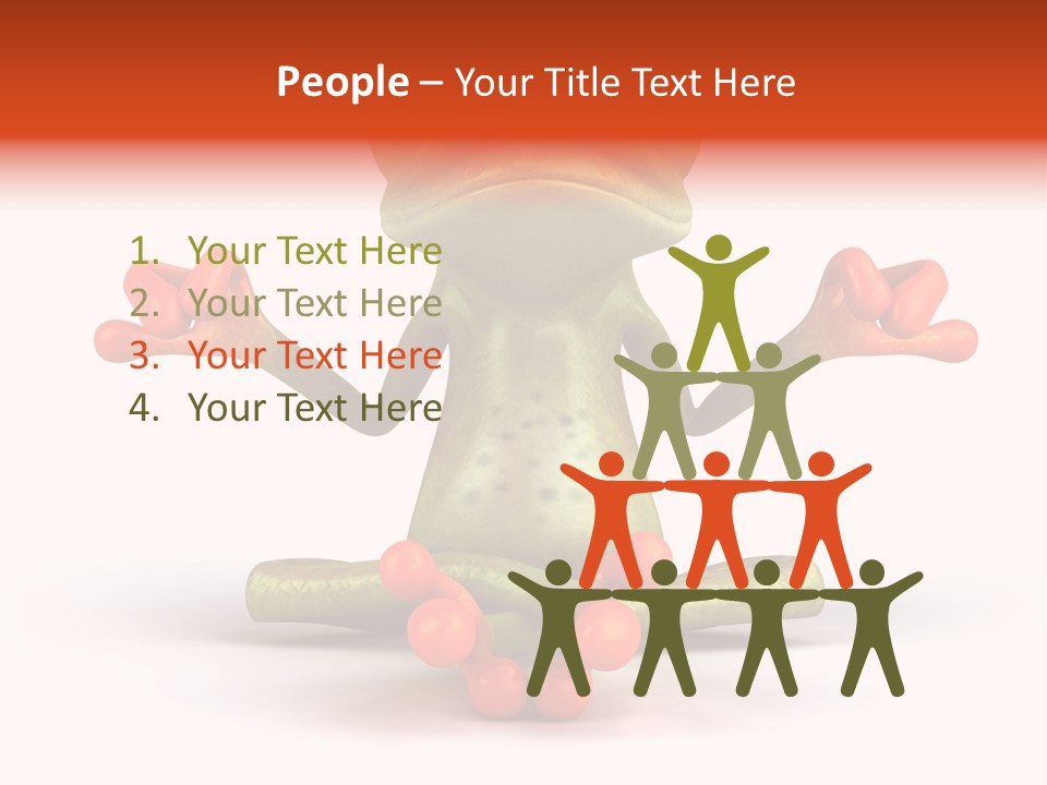 Jump Hop Aqua PowerPoint Template