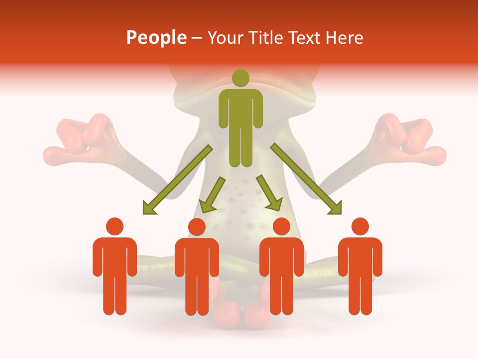 Jump Hop Aqua PowerPoint Template