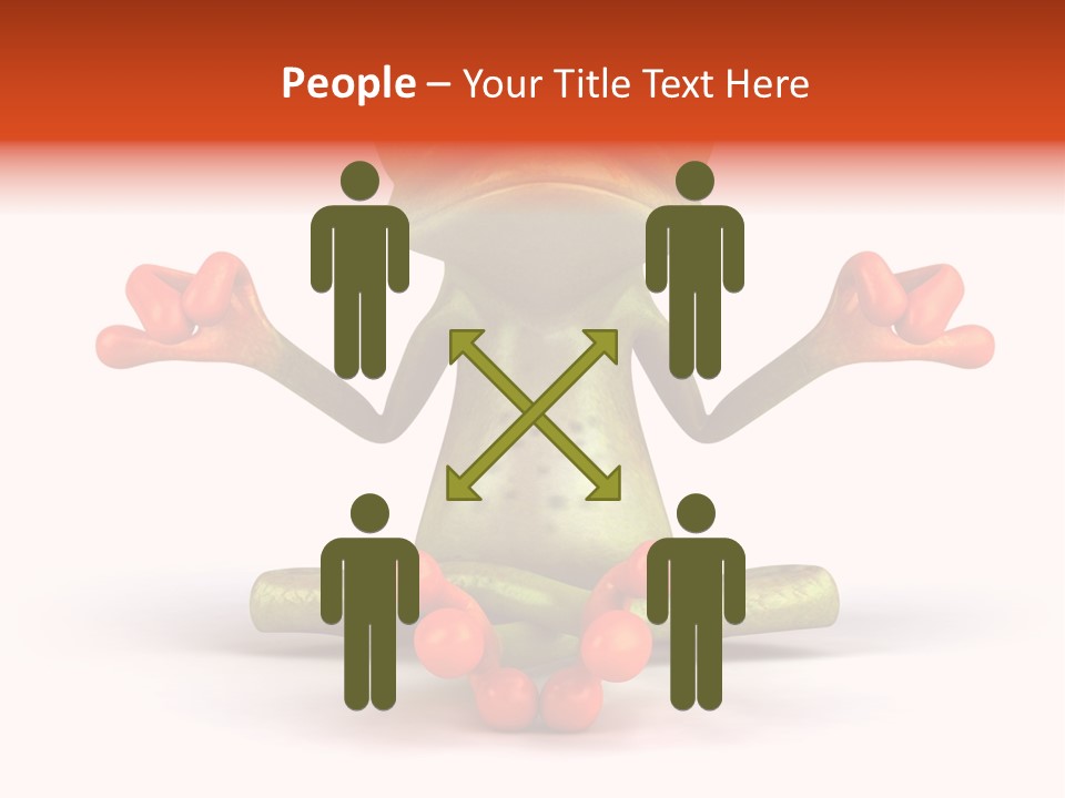 Jump Hop Aqua PowerPoint Template