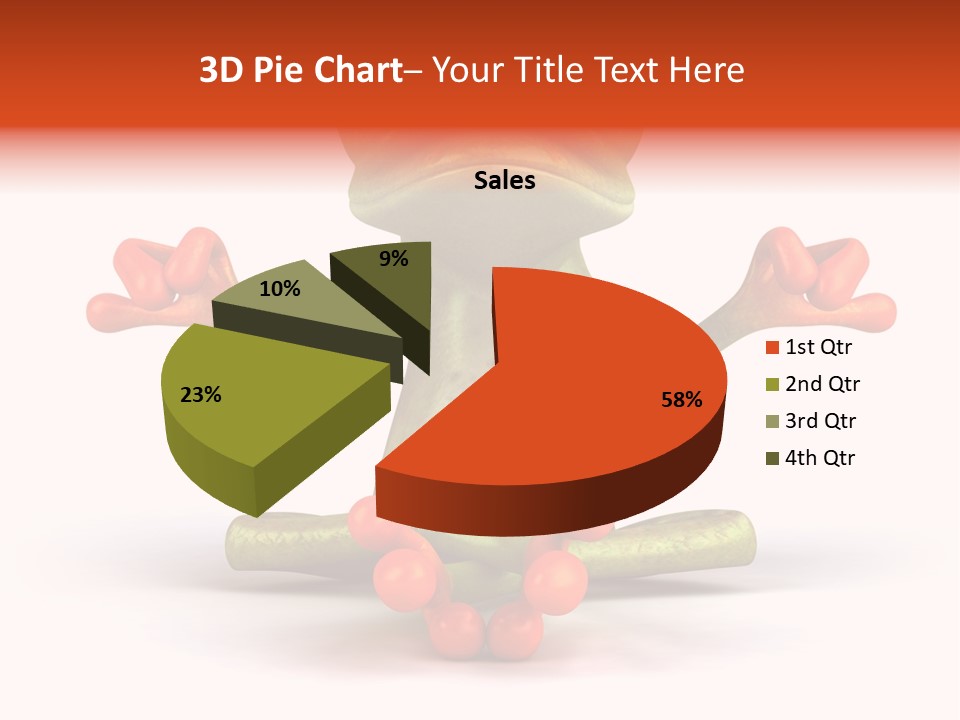 Jump Hop Aqua PowerPoint Template