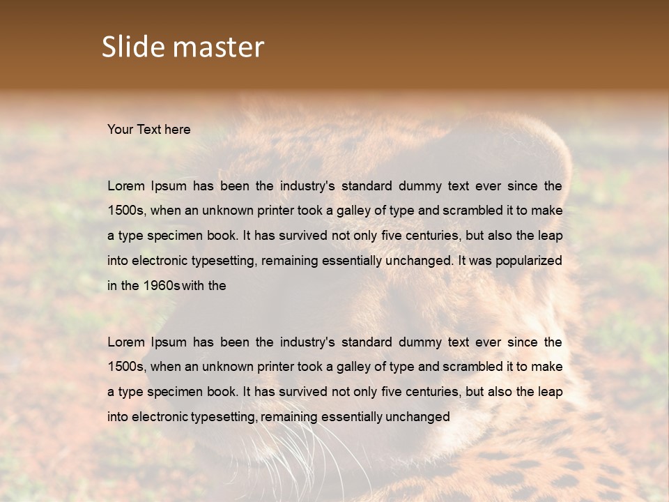 Awesome Endangered Park PowerPoint Template