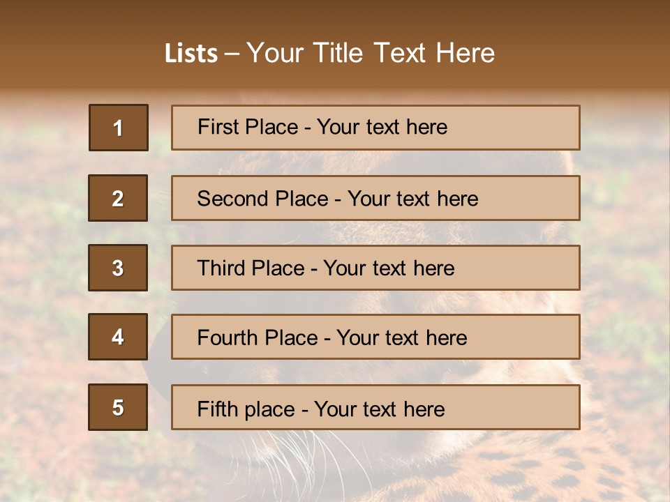 Awesome Endangered Park PowerPoint Template