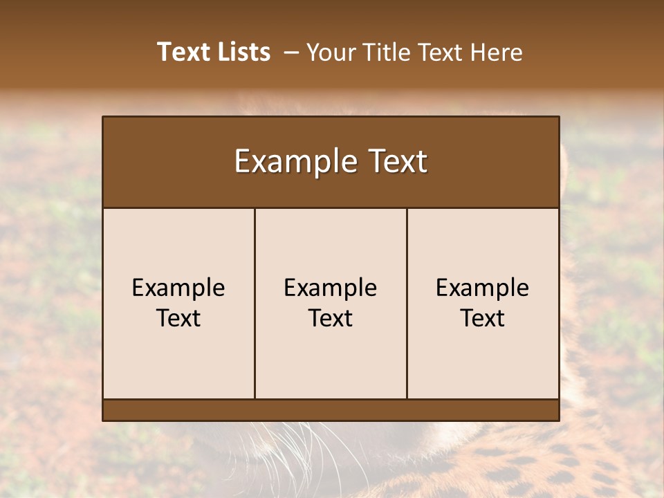 Awesome Endangered Park PowerPoint Template