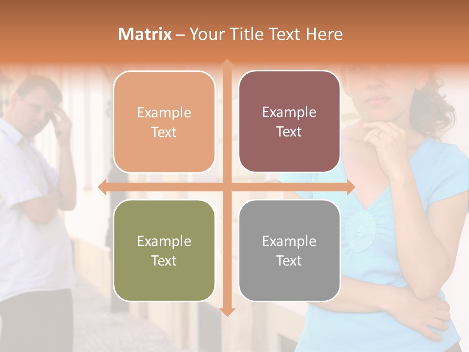 Moody Difficulties Young PowerPoint Template