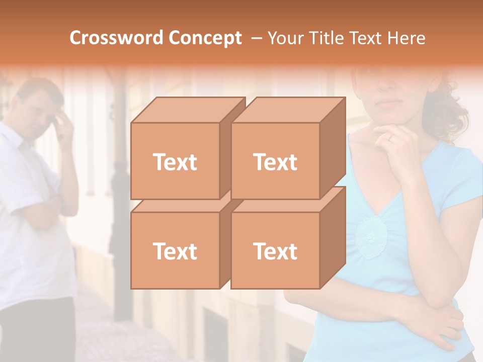 Moody Difficulties Young PowerPoint Template
